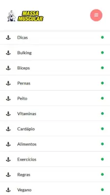 Como Ganhar Massa Muscular android App screenshot 1